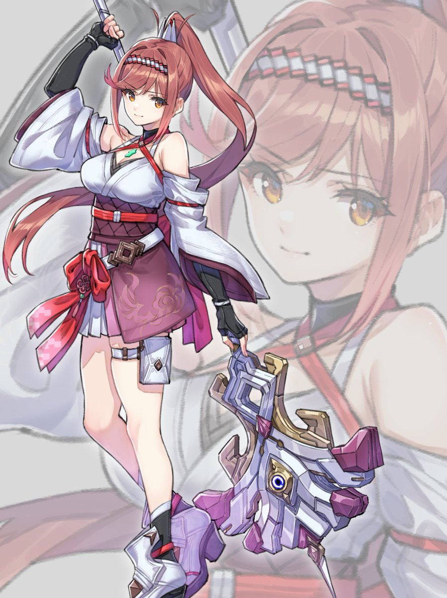 Glimmer, an Agnian soldier who fights with a stringed staff, has a strong minded personality and can sometimes be a bit harsh. Often unable to accept the bitter truths of the world she lives in, she acts in a self-centered way. #XenobladeChronicles3