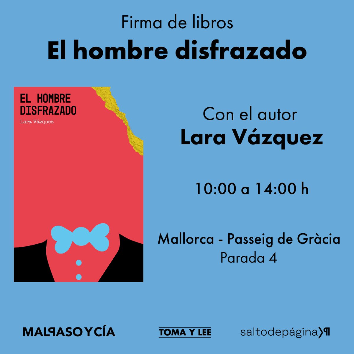 pedrola0176278's tweet photo. #SantJordi2023 #Laravazquez #elhombredisfrazado https://t.co/h90njctnur