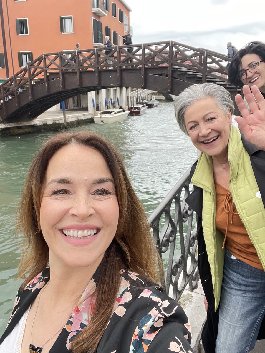 Filming in Venice - what an absolute treat! Off to Nice next… smiles all round ♥️