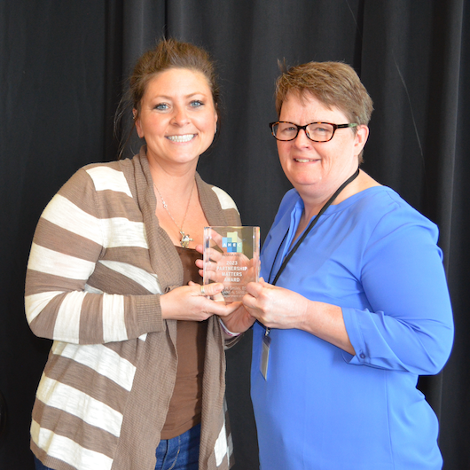 USI_CNHP's tweet photo. Ashli Smiley, Sexual Assault Nurse Examiner (SANE) Coordinator for the Indiana Department of Health, is the recipient of the Southwest Indiana Area Health Education Center (AHEC) 2023 Partnership Matters Award. Learn more at https://t.co/00J92rQBL2 https://t.co/Vup46zycKy