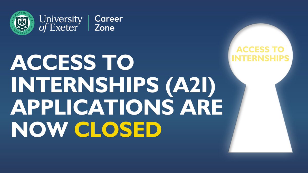 Due to incredible demand this spring term, we have closed applications for Access to Internships (A2i) funding early.
If you would like to be added to our waiting list for funding, please email a2i@exeter.ac.uk.