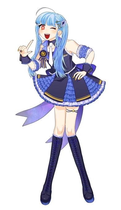 CoC『マイ・ロスト・シティー』、オリオン座系アイドル「鼓星 リゲル」で遊ばせていただきました本当に最高のセッションだった!!! ありがとうございました「みんなの心に輝く一等星、鼓星リゲルだよ☆彡」(イラスト:ありあ様)#お花見マイロス 