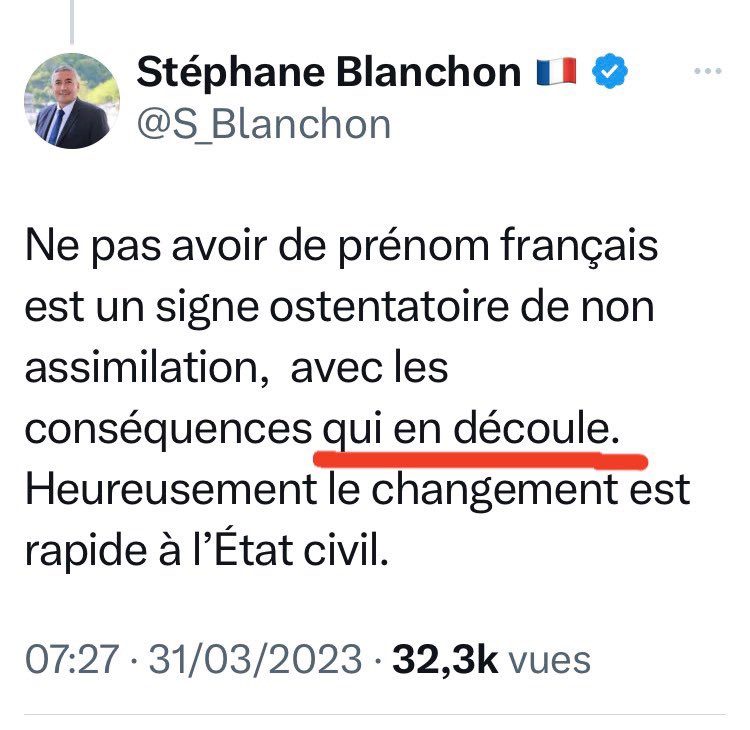 rbakolyr's tweet photo. Le comble !!!
C’est la cmu qui se fout de la mutuelle.
J’ai un prénom autre que français, mais si on se base sur l’orthographe de la langue FRANÇAISE, je suis 10000 fois plus assimilée que lui ! Et il ose venir faire la leçon ici !
La honte de La France, ces gens-là ! https://t.co/CmDd1sMQc7