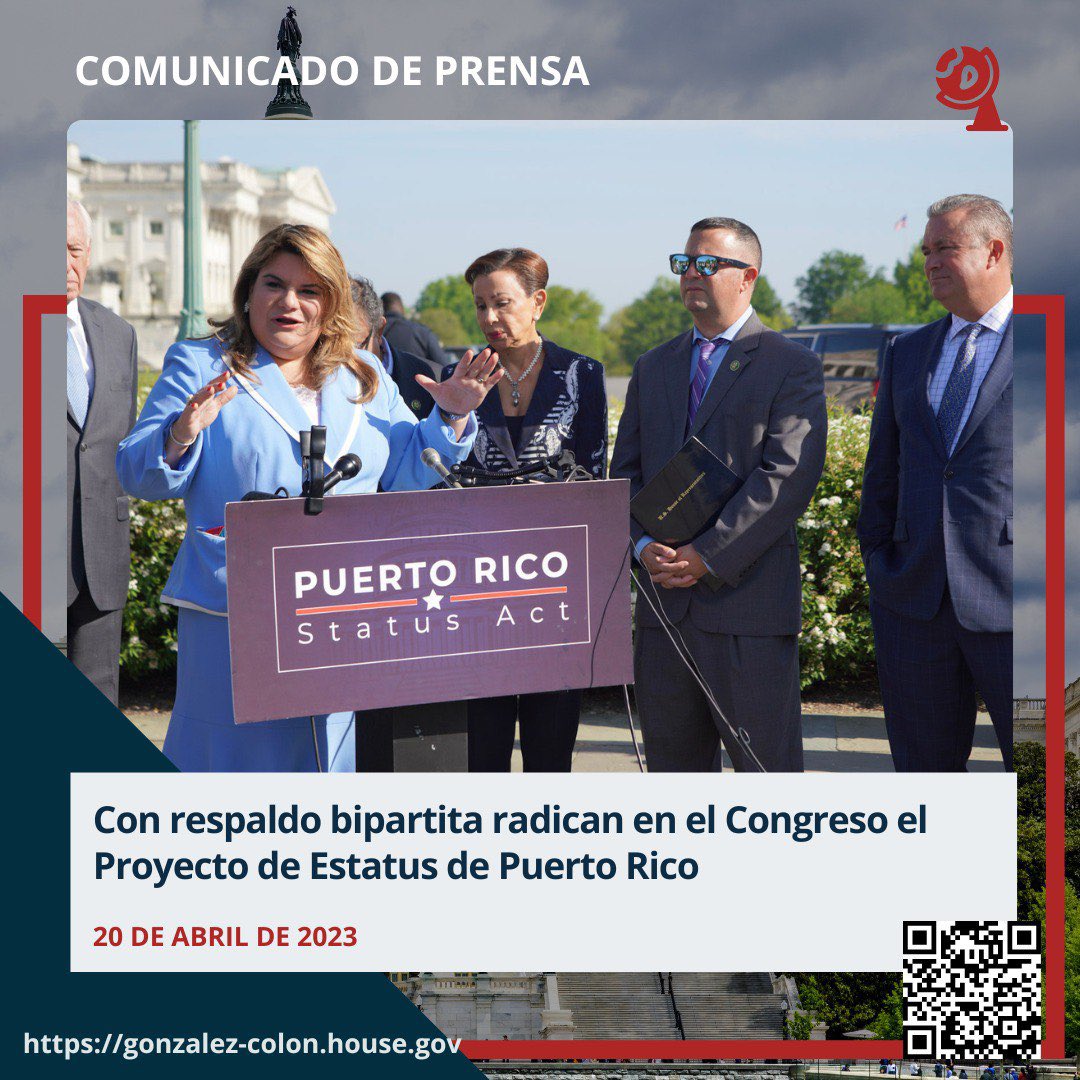 RepJenniffer's tweet image. Comunicado de Prensa | Con respaldo bipartita radican en el Congreso el Proyecto de Estatus de Puerto Rico

gonzalez-colon.house.gov/media/press-re…