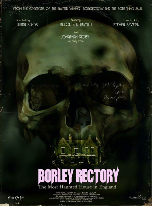 TalkingPicsTV's tweet photo. Tomorrow! Friday 21st April 9:05pm #ReeceShearsmith #JonathanRigby BORLEY RECTORY (2017) a docu-drama investigating England's most haunted house #TPTVsubtitles Part of the Cellar Club with #CarolineMunro https://t.co/GQsFjEt2a2