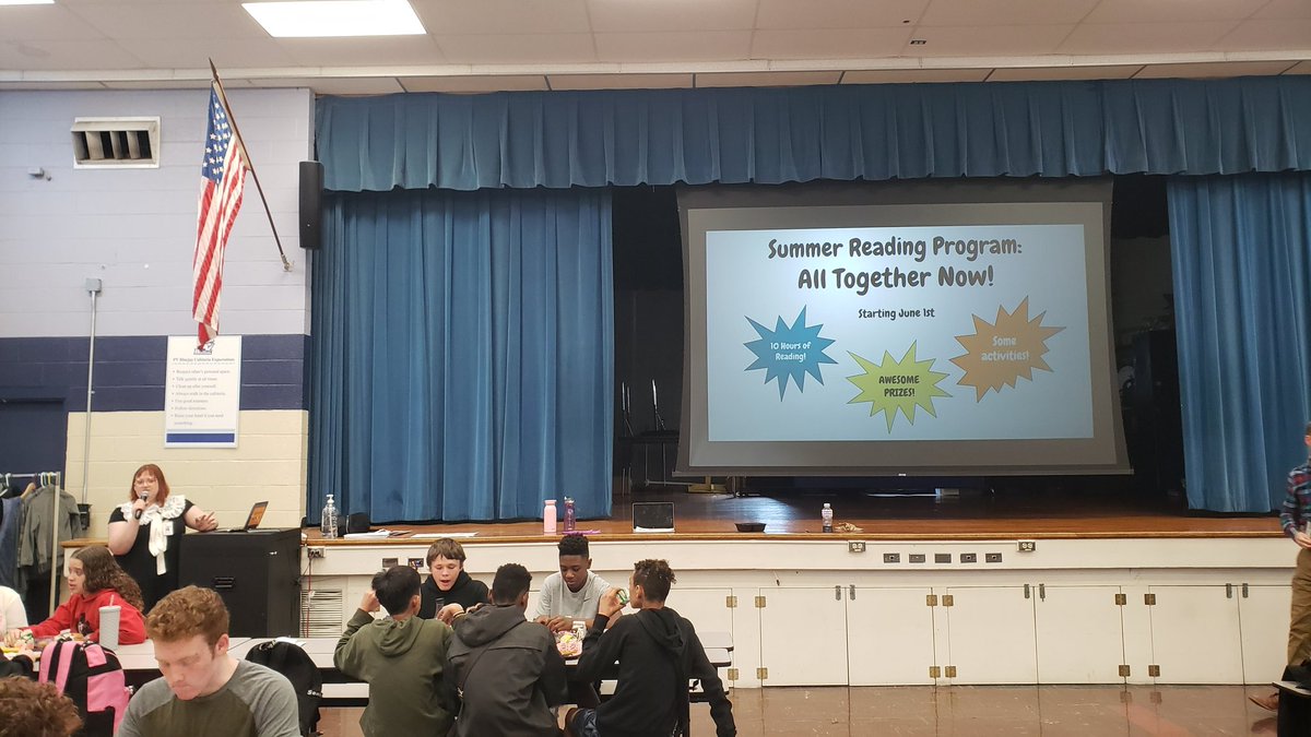 Library_PVMS's tweet image. Thank you @springfieldlib for visiting with @PViewSPS middle school students! Can you believe we are already gearing up for summer reading??!! #spslib