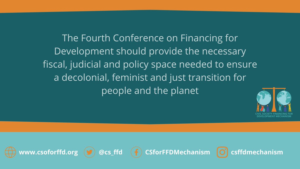 ⏰Now is the time for governments, policymakers, and communities all over the world to unite in calling for systemic transformation of the global financial architecture. #EconomicJustice #TaxJustice #DebtJustice #FfD4 #Fin4Dev #FfDForum2023