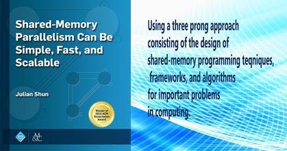 MorganClaypool's tweet photo. Introduces tools and techniques for deterministic parallel programming, #Ligra, and theory and practice in parallel algorithm design.   https://t.co/ygzgPlFpuq   Julian Shun, University of California, Berkeley.  #Parallelism #computing #algorithm #design #parallel #programming https://t.co/UCJDqFbjpu