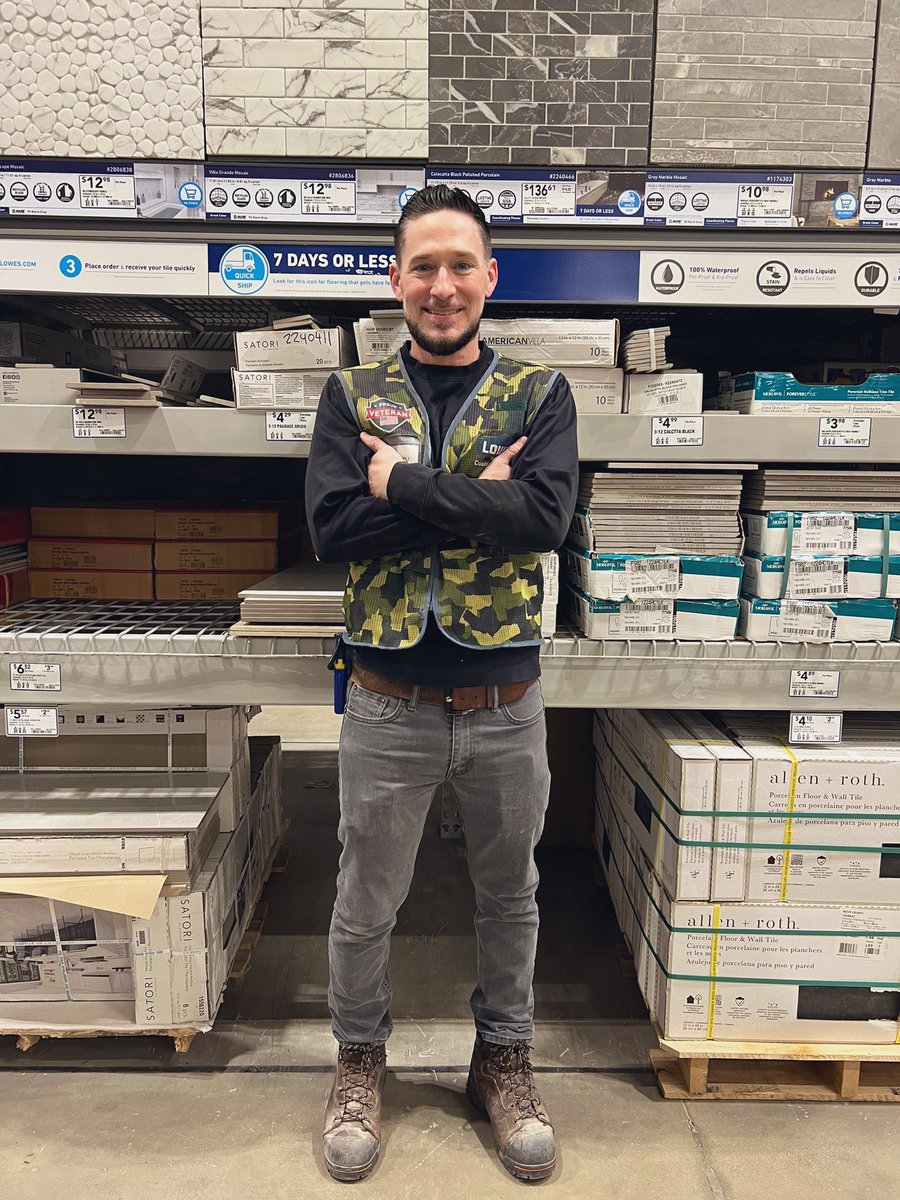 Lowes_1882's tweet photo. Meet our Lowe’s 1882 team!
Here’s Cory, a flooring sales specialist that’s been with us for almost 2 years! He is well versed in the flooring department. His favorite product is Stainmaster Pet 🐾. Are you ready for your new flooring project with Cory? Call OP Lowe’s today! 🔨😄 https://t.co/pzKnA5OJ6m