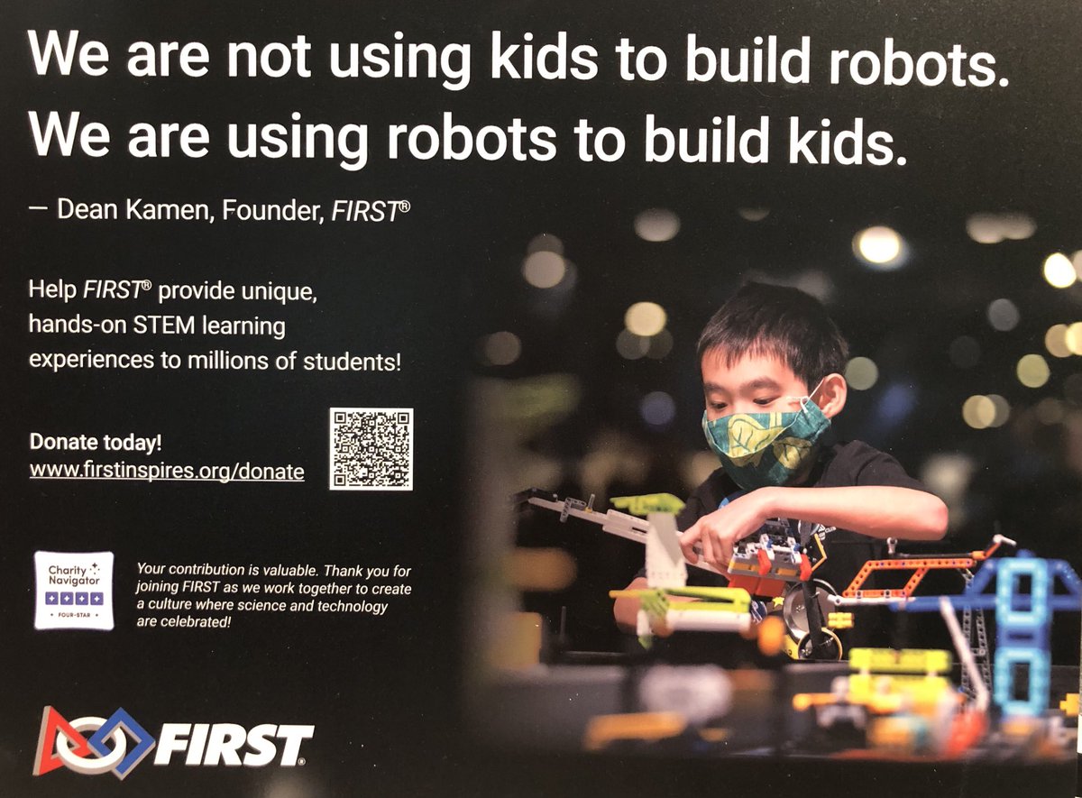 Why does #handsonlearning work?  It’s not about the product; it’s all about student engagement in the process. #weareprospect ⁦<a href="/FRCTeams/">FIRST Robotics Competition</a>⁩