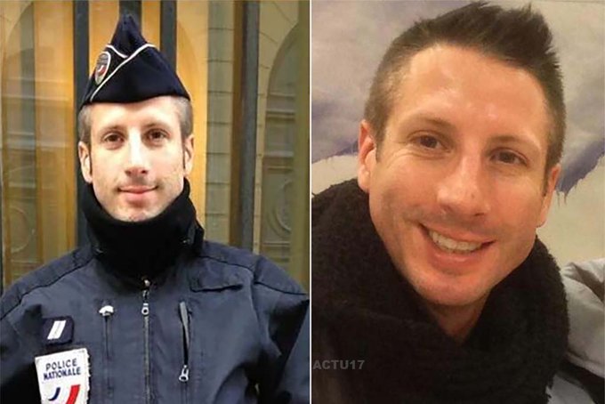 #Hommage   rendu au policier Xavier Jugelé #assassiné par un terroriste il y a 6 ans 🙏🇫🇷