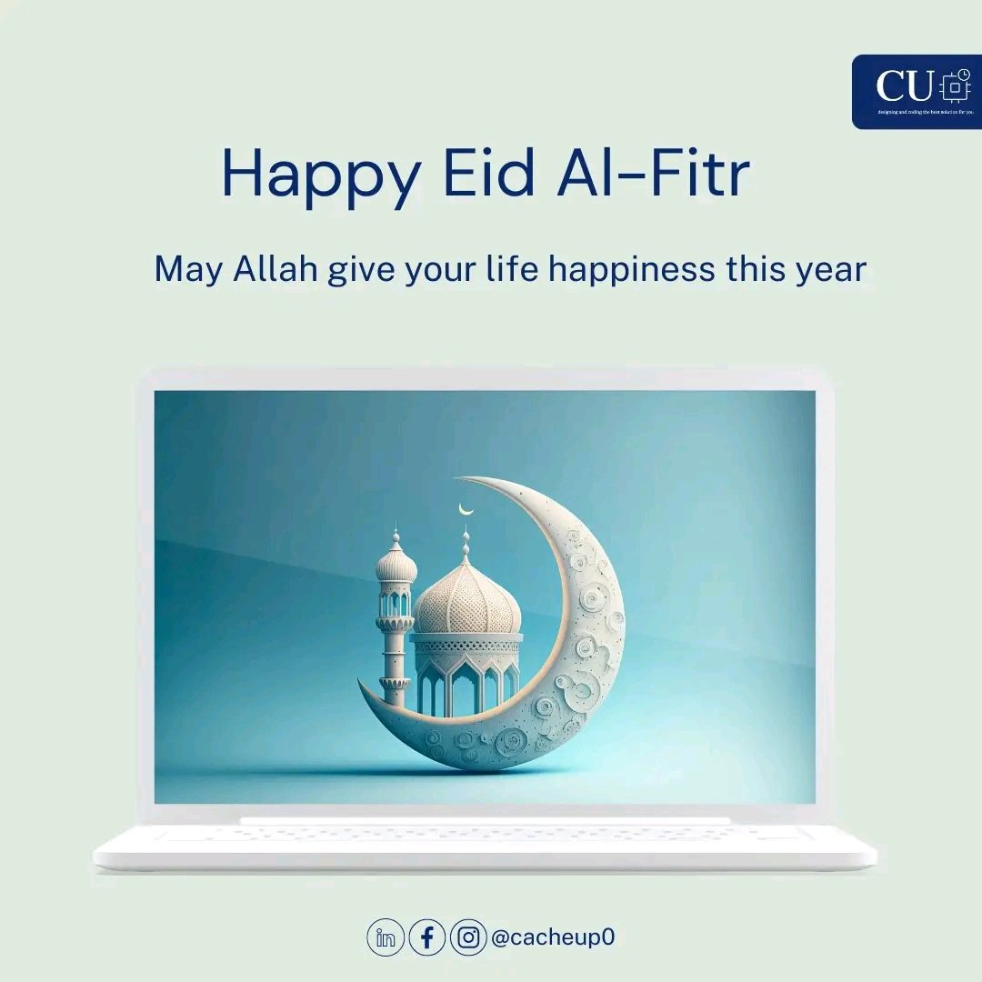 cacheup0's tweet photo. كل عام وانتم بخير 💙

#cacheup
#عيد_الفطر_المبارك https://t.co/3Lp7av5qHz