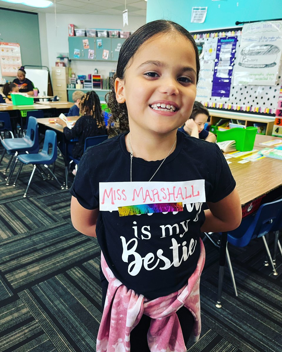 Spotted in #firstgrade today! This made Miss Marshall’s day! We have been so fortunate to have such a great student teaching intern this year. Tomorrow is her last day with us and we are going to miss her! #PLSDproud #TeamTussing #futureteacher #relationshipsfirst