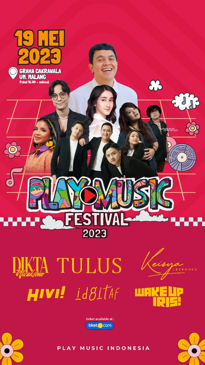 shafirasalsaaaa's tweet photo. ‼️WTS PLAY MUSIC FESTIVAL INDONESIA‼️

📍 Graha Cakrawala, Malang
🗓 19 Mei 2023

ready 2 tiket bronze, dm for more info!

#wts #wtb #zonauang #konsertulus #konsermalang #playmusicfest #playmusicfestival #playmusicfestmalang #konsertulusmalang https://t.co/gkUuUK8kMj