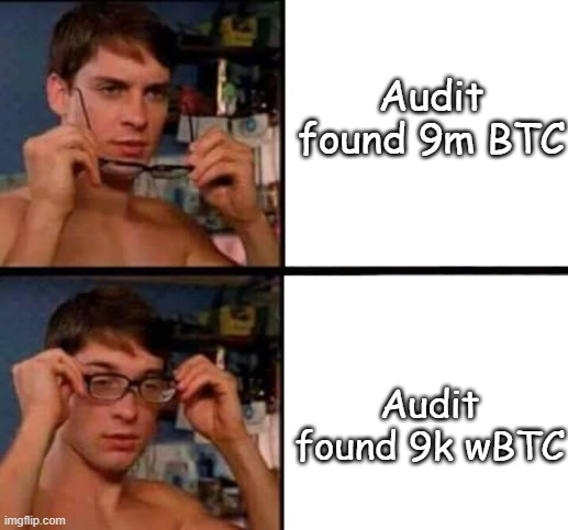 YouAreMyYield's tweet photo. Hold the presses guys, they found the gateway BTC.... 9k$ worth of it wrapped as WBTC. $WAVES https://t.co/CsbYmYHomB