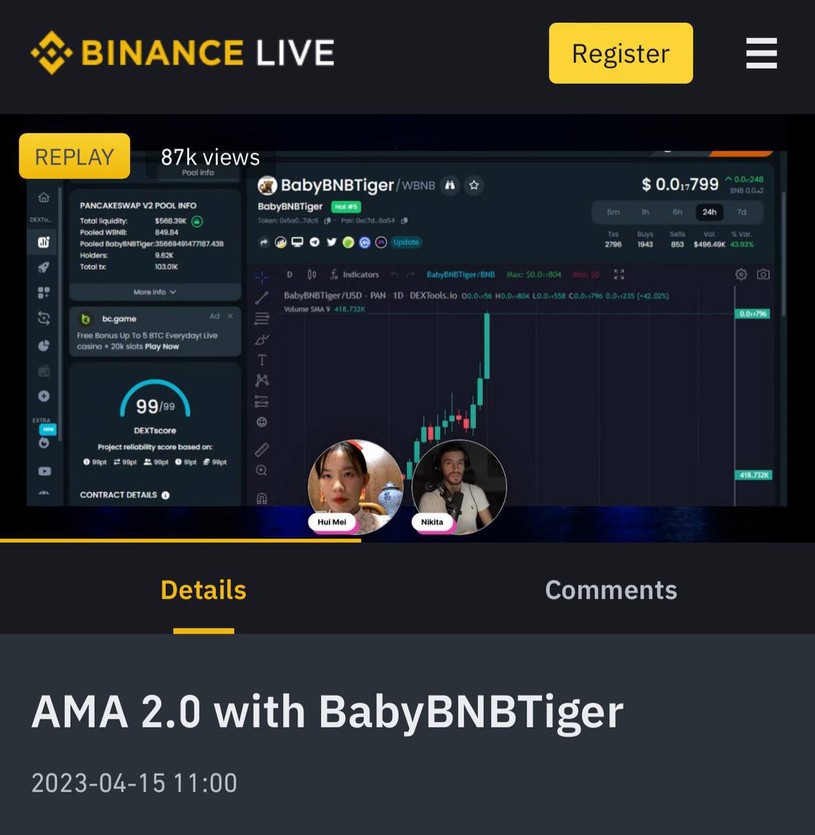 Ticker13854129's tweet photo. @gordongekko #BabyBNBTiger is the king beast! 🐯🔥

• Tiger army is fully dedicated to popularize BSC with #BabyBNBTiger 

Join our active and strong Community now! 🚀

https://t.co/dQedZwuaab

Tg: https://t.co/k42Hc45aKs https://t.co/19fLUt24Tn