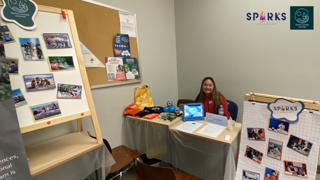 sparksacademy_'s tweet image. 🎓Education meets opportunity!  We had a blast connecting with bright minds at the Sprott Shaw Career Fair. Thanks to all the candidates who stopped by our booth to learn more about our programs.  #iGen #SparksAcademy #CompassOutdoor #SprottShawCareerFair #education #opportunity