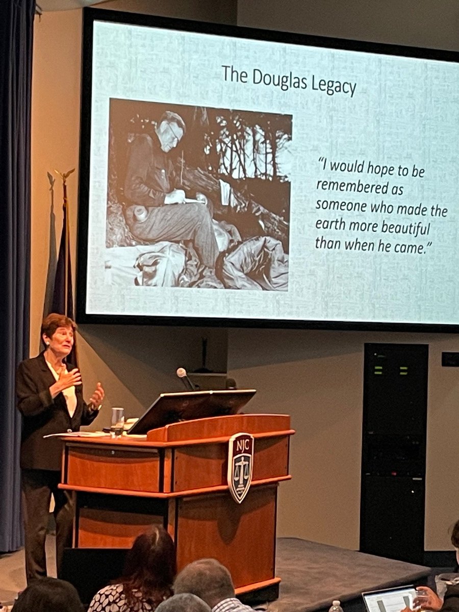thenjc's tweet photo. Here's a link to this week's Jackson Lecture.  U.S. Court of Appeals (9th Circuit) Judge M. Margaret McKeown shares details from her book on the environmental legacy of Justice William O. Douglas.
https://t.co/VzdseafPXc

@benes_aldana 
#thenjc
#abaajs
#JudicialIndependence https://t.co/HTO0sLuFcr