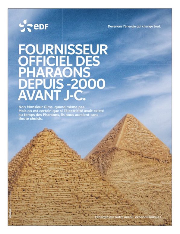 lolabdm's tweet image. Un petit peu d’humour (et un très bel exemple de #newsjacking made in @EDFofficiel !)
Poke @GIMS 😉