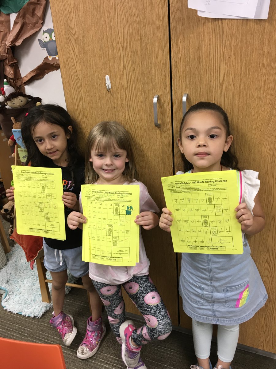 Three more readers finished our challenge!! Way to go Pre-K! We are so proud of you! #DESisBEST #Doveprek