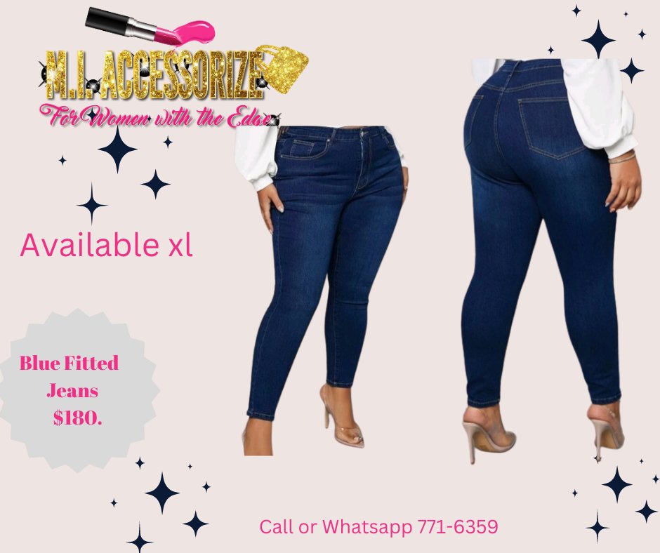 mi_accessorize's tweet photo. Blue Fitted Jeans
Available  in 0XL 
#miaccessorizeforwomenwiththeedge 
#sexy #boujee #Savage #Classy 
#jeans  #fashion #style #beauty 
#selfloveselfcare https://t.co/7vHNXPqr7S
