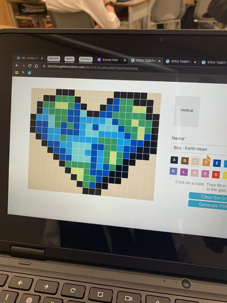 MrsKJordan's tweet photo. Ss creating Earth Day Pixel Art. Thanks @TheCobblestoneC and @byStickTogether https://t.co/iXUEzXvRhb