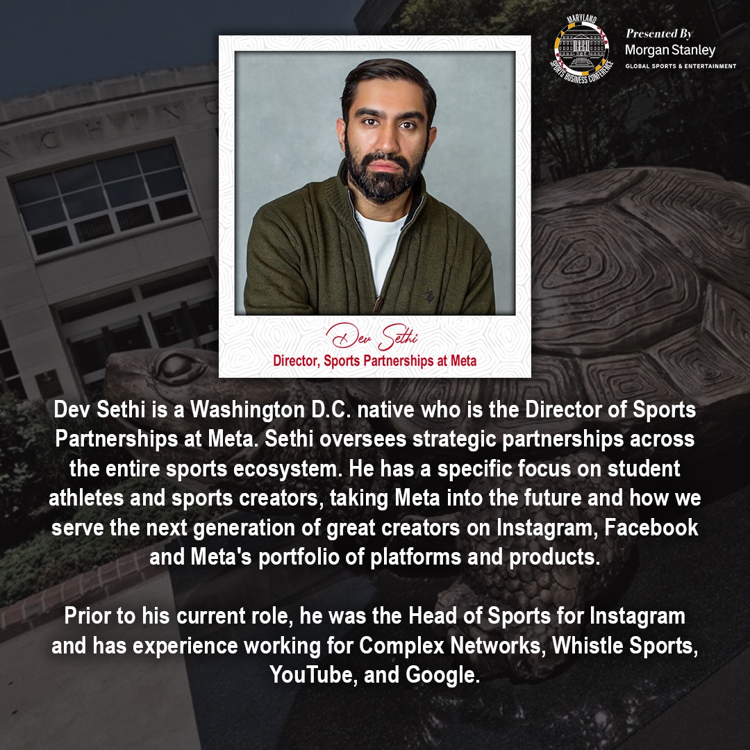 marylandsbc's tweet photo. Last but definitely not least, our Social Media and Content Creation in Sports panel!

MSBC Director of Events Rachel Frank will sit down with Paola Argueta, Dev Sethi, and Andi Perelman to discuss the role of social media in fan engagement, partnerships, and more!

Buy tickets! https://t.co/u9HEOLwq9K