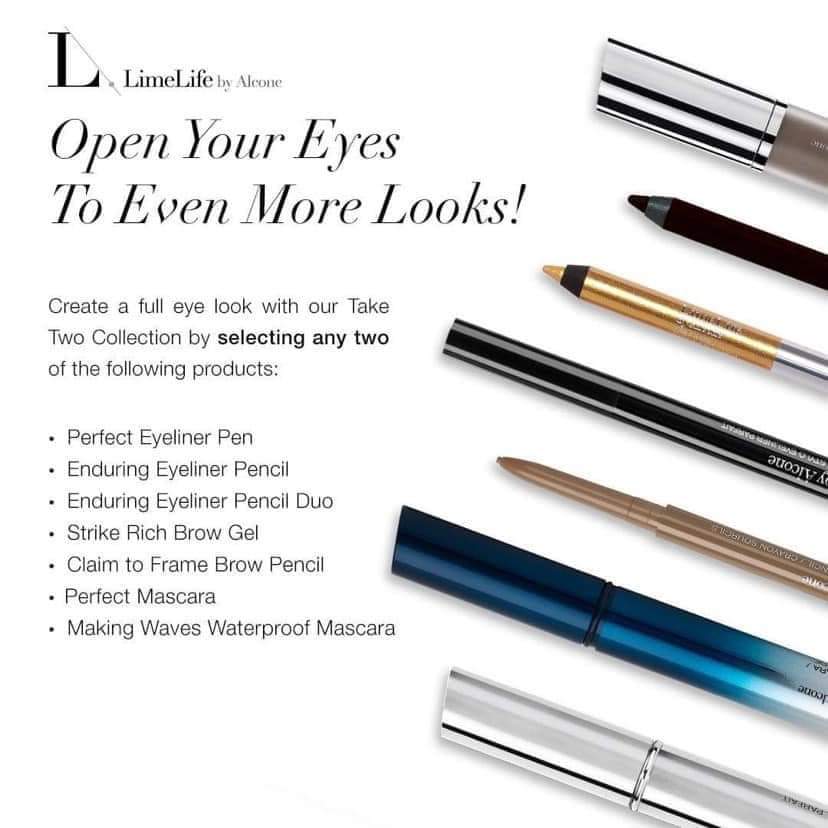 xGirlGoneWeirdx's tweet image. Double up on our best-selling eye and brow products and save. Select your choice of any two of the following products to create eyes (and now brows) that will make you do a double take!

limelifebyalcone.com/MichaelaEvans

#beautyguide #taketwo #limelife #makeup #beauty #eyemakeup