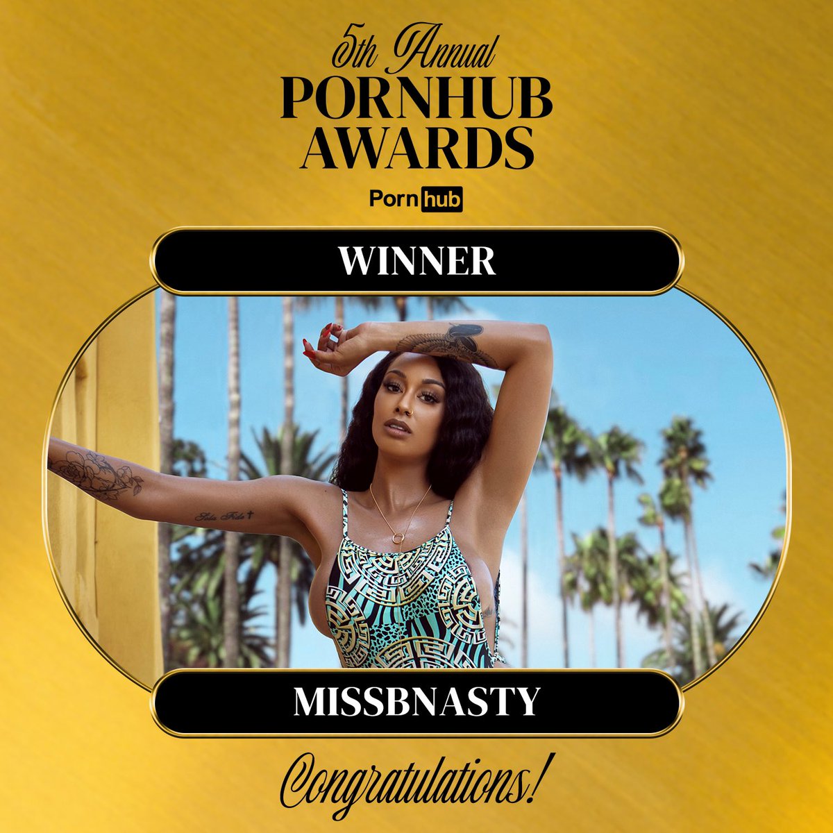 MissBNasty's tweet photo. Thank you to everyone who has ever watched any of my videos on @Pornhub. I truly couldn’t have done it without you all! 😭🫶🏽🎉 https://t.co/ov2FCwlPBU
