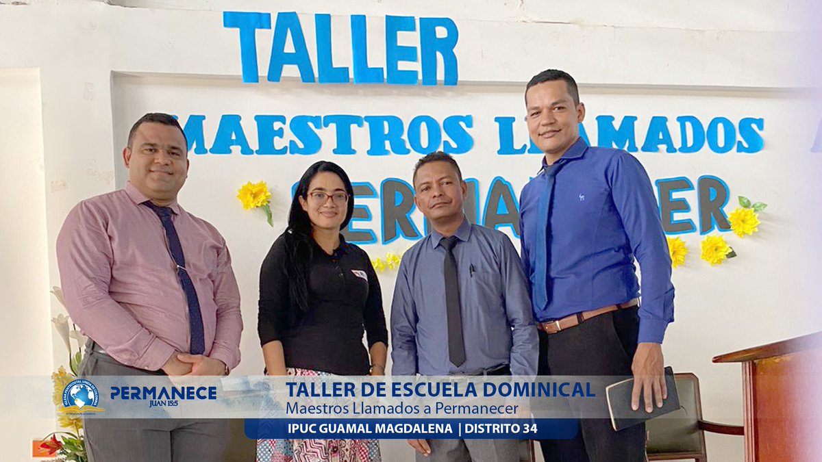 Ipuc_Distrito34's tweet photo. Dios les bendiga les compartimos el registro fotogrรกfico de nuestro taller de escuela dominical realizado el sรกbado 15 de abril con el lema โMaestros llamados a Permanecerโ, en la congregaciรณn IPUC Guamal โ Magdalena.
#IPUC
#Permanece
#Distrito34
#frutoquepermance https://t.co/xCXG23srIG