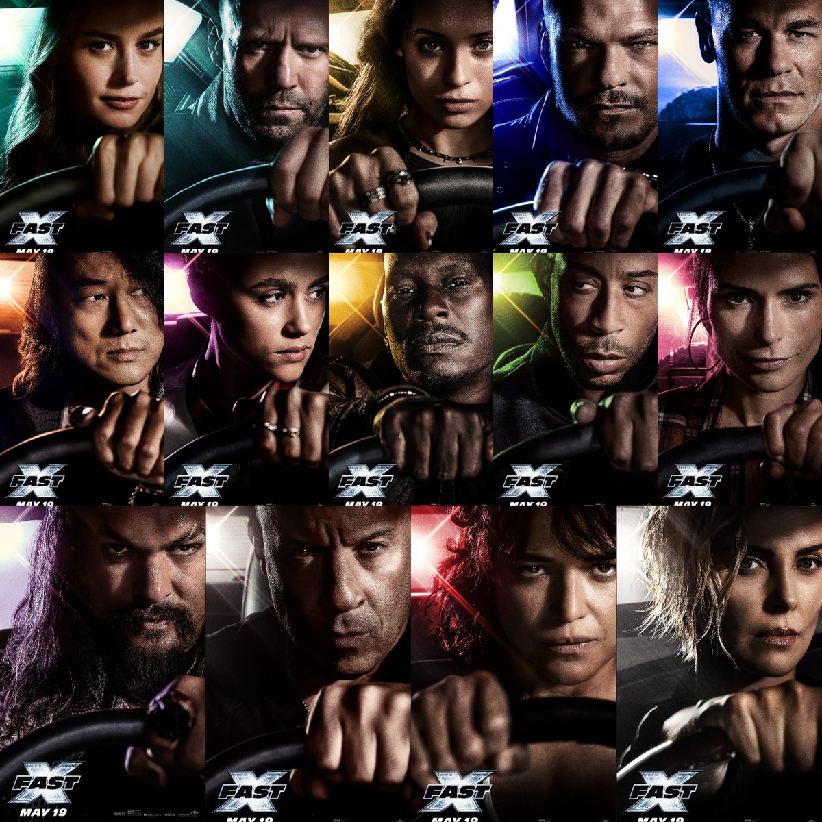 RottenTomatoes's tweet photo. All-new character posters for #FASTX https://t.co/uBan8YunBH