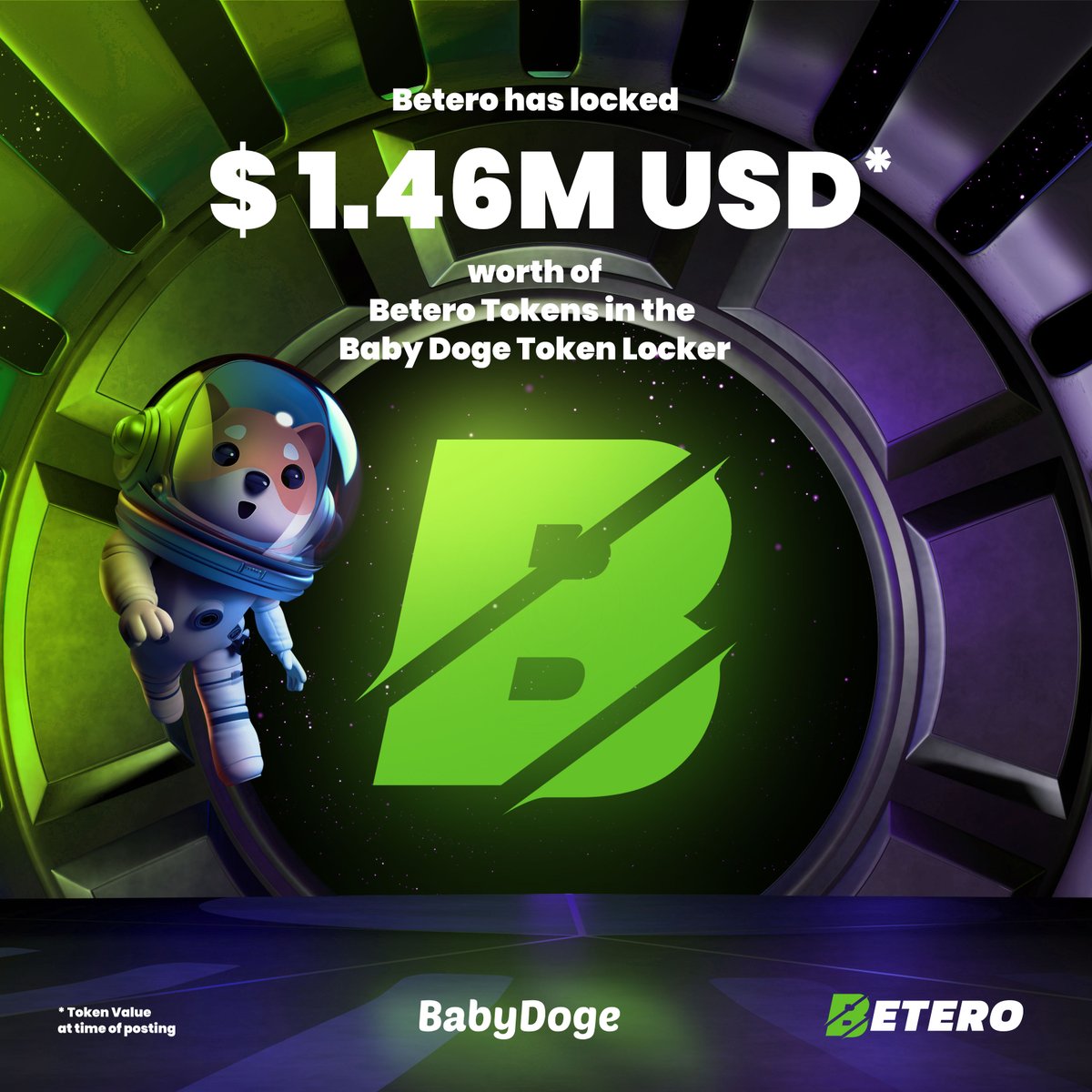 Betero has locked up tokens worth $1.46M USD using the BabyDogeSwap ETH token locker!

<a href="/Beterocoin/">Betero</a> also integrated BabyDoge on their site!

Crypto projects trust BabyDoge! 

Use our FREE Token Locker &amp; secure your project or LP tokens on BSC or ETH, now!

babydogeswap.com/token-lock