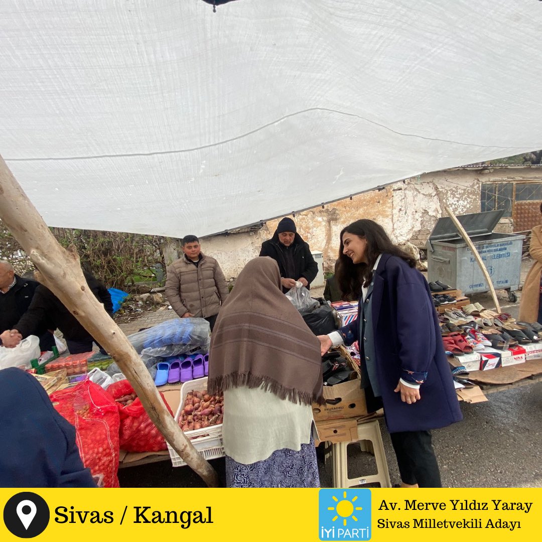İYİ Parti Sivas İl Başkanı Sn. Volkan Karasu, Merkez İlçe Başkanı Sn. Melih Uçmaz ve 28. Dönem Milletvekili Adayları Sn. Celal Dağgez, Sn. Serap Bozpolat Ayan, Sn. Tolga Say ve yönetim kurulu üyeleri birlikteliğinde Kangal İlçesine ziyarette bulunduk.
#iyiparti #MeralAkşener ☀️☀️