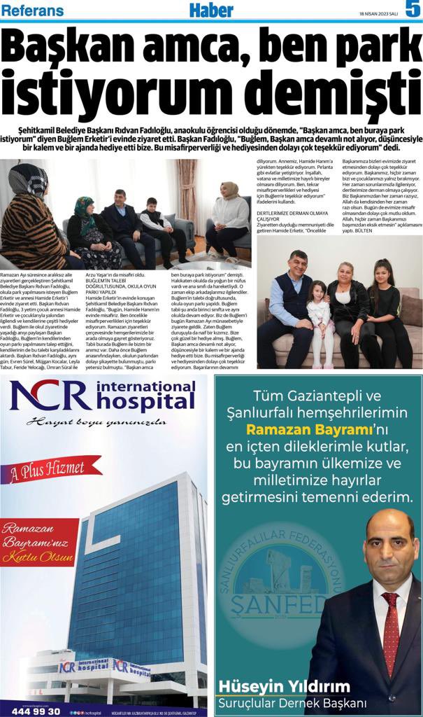 HUSEYNYILDIRIM1's tweet photo. Bütün hemşehrilerimizin mübarek Ramazan bayramını kutlar ; size,ailenize ve tüm müslümanlara sağlık, mutluluk ve huzur getirmesini diliyorum.@surucder https://t.co/pa4CQdf2H6