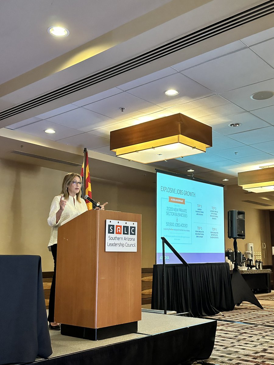 hvchiordi's tweet photo. Had a great time speaking at @SALCLeaders General Membership Meeting the other day w/ other leaders from across the region and state. Econ Dev collaboration is strong in Southern AZ! 

#OnePimaCounty #EconDev #SALC #ASLD #ACA https://t.co/55fnMKz7Ls