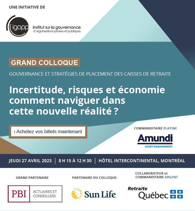 ***Moins de 5 jours pour vous inscrire à notre grand colloque sur les caisses de retraite à Montréal !***
 
***Pour découvrir l’ensemble des conférenciers et le programme***, veuillez consulter :
igopp.org/colloqueretrai…
<a href="/PBIActuarial/">PBI</a> 
<a href="/SunLifeQC/">Sun Life Québec</a> 
<a href="/Amundi_FR/">Amundi</a> 
<a href="/RetraiteQuebec/">Retraite Québec</a>