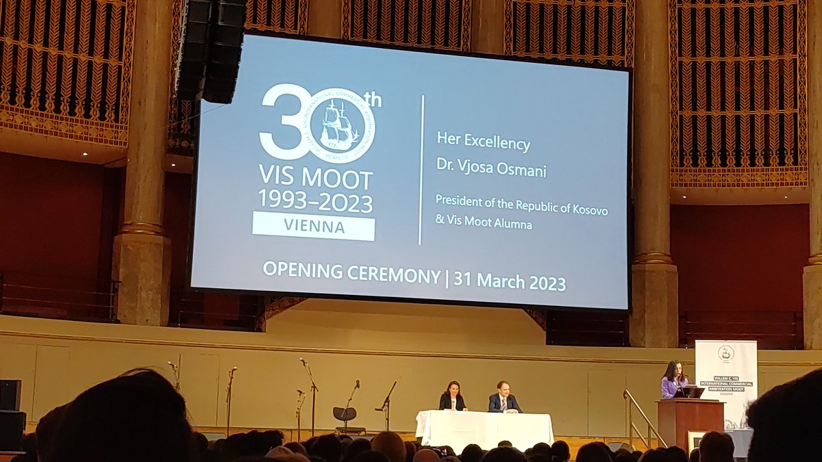De todos ellos saldrán abogados, árbitros, profesores, empresarios, diplomáticos, políticos, y hasta representantes de Estado como quien toma la palabra para inaugurar el <a href="/VisMootVienna/">WILLEM C. VIS MOOT</a>  

#VisMoot2023 #MovingArbitrationUp #vis #derecho #arbitraje #futuro #viena