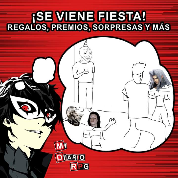 rpg_mi's tweet photo. ¡Se viene programa especial!🎉🎉🎉
El próximo miércoles Mi Diario Rpg está de aniversario y queremos celebrarlo con un Podcast especial donde tendremos sorpresas, regalos, premios y más 🎁.
Atentos para más información!!! https://t.co/lj3w6EY0P0