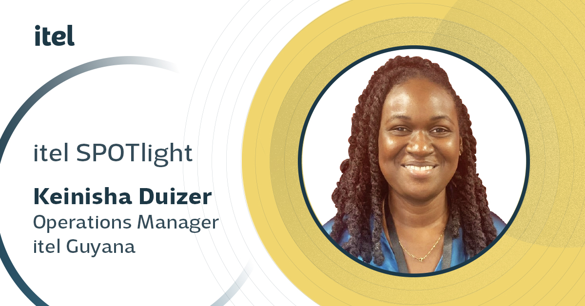 This month, our spotlight is on Keinisha Duizer from itel Guyana. This passionate, driven ‘iteler’ joined the when she was just 17, and has risen from Customer Service Rep to Ops Manager. Learn more about her story: itelinternational.com/insights/itel-…