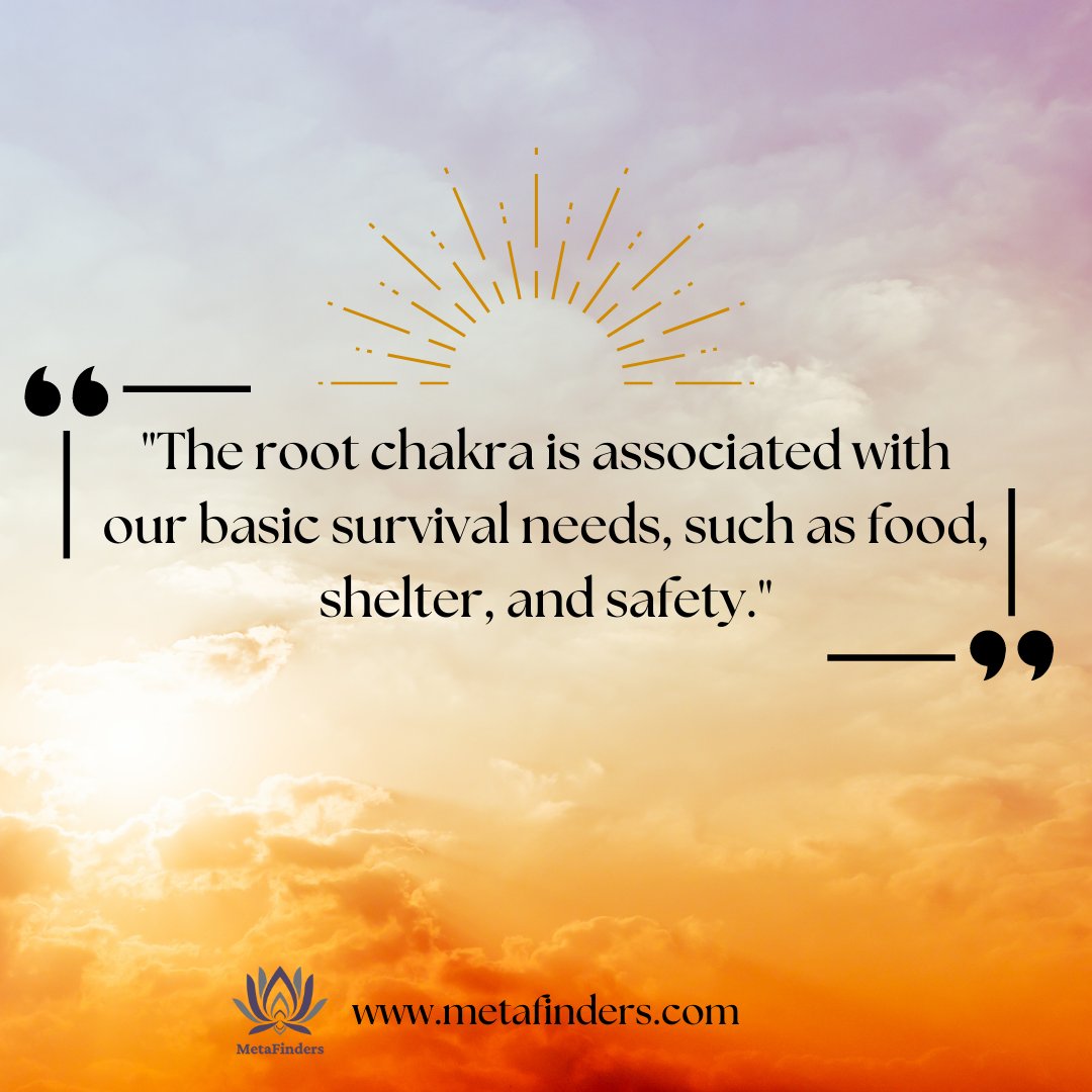 MetaFinders4's tweet photo. The root chakra represents our basic survival needs. #rootchakrabasics #chakrabeginner

FREE Guided Meditation MP3:
👉https://t.co/5MjptJG5EK

FREE Wealth DNA PDF Report:
👉https://t.co/Yvxo9t1XTg

Metafinders
👉https://t.co/XVCB2GorjK https://t.co/htDVOYUxsx