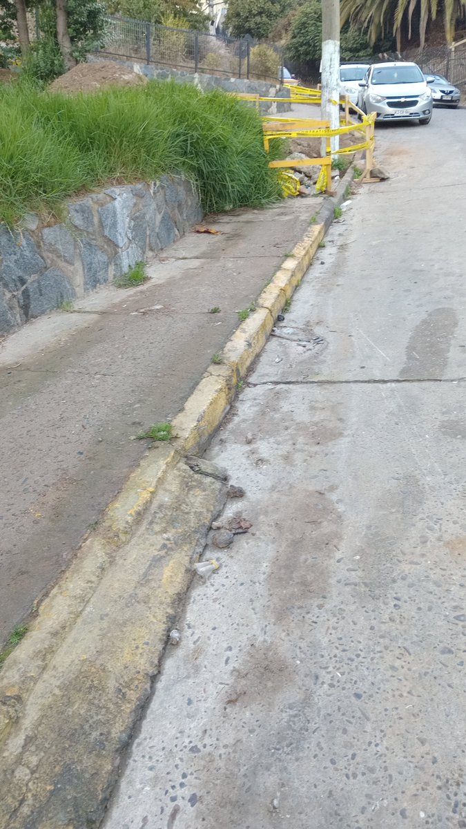 kbzonvalpo's tweet photo. @esval_chile  cuando arreglan  calle Gutenberg y Portales Cerro Lecheros, Valparaiso https://t.co/sOE1fSlvdo