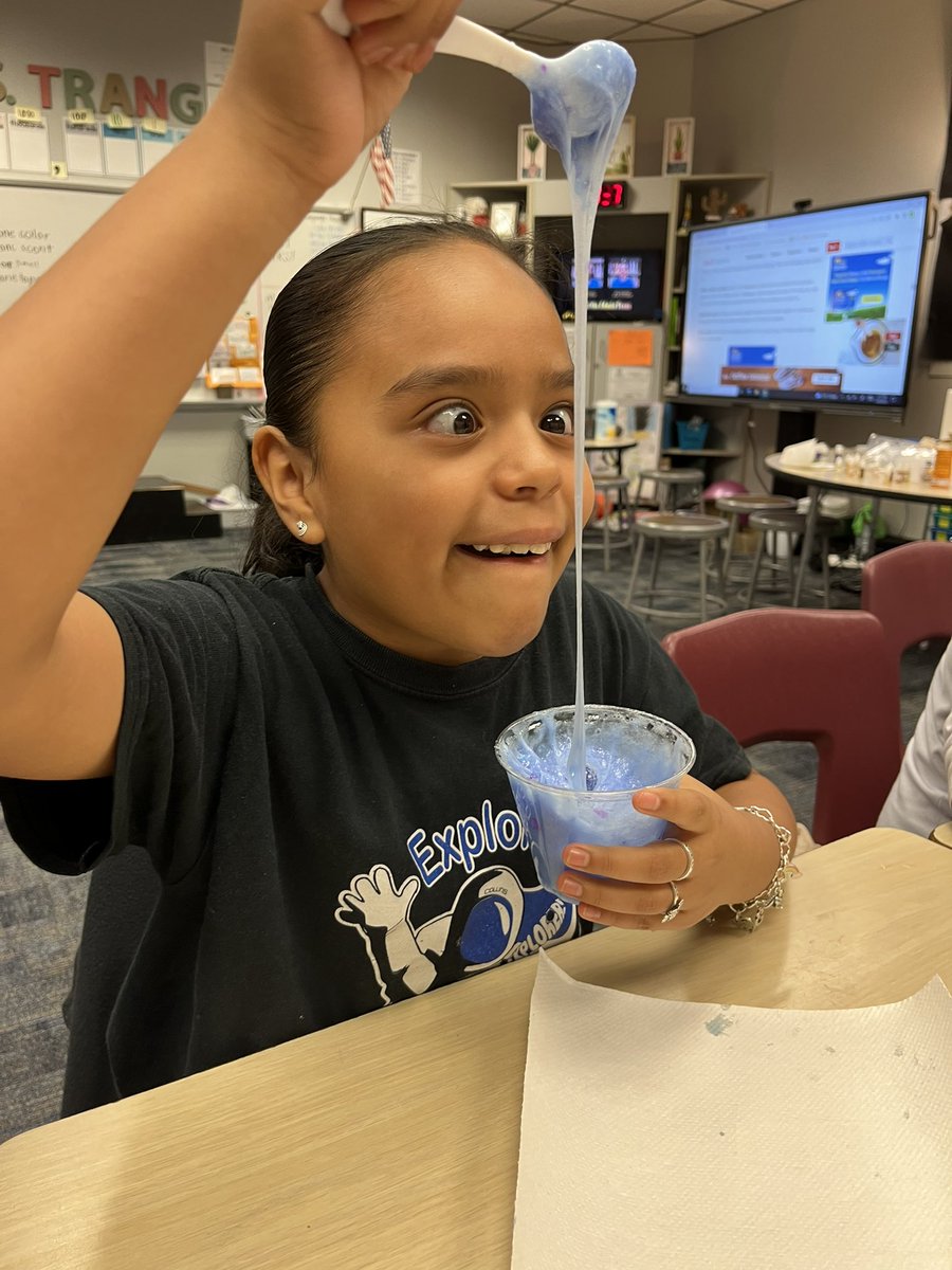 MrsTrang_'s tweet photo. A little post-STAAR slime activity to relieve that stress!!!! @ExplorersCol #CAMPCollins https://t.co/q8IcIMdZpj