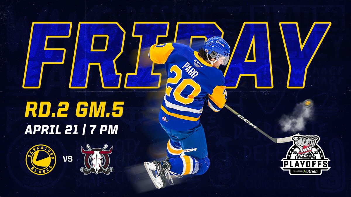 BladesHockey's tweet photo. Tickets for our DO-OR-DIE Game 5 against the Rebels are on sale NOW!

See you Friday 👋

TICKETS 🎟️ | https://t.co/7S3N0fbvUw https://t.co/dNVgdVg8vx