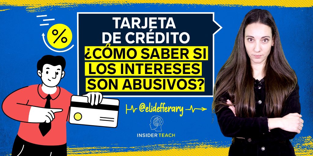 Binchins's tweet photo. Cada vez usamos más las tarjetas de crédito 💳. 

Revisa el contrato y si estás pagando unos intereses abusivos… ¡Puedes reclamarlo!

@elidefferary nos explica cómo hacerlo

👉🏻 https://t.co/9WSrymi5UZ https://t.co/NJiD0eTryw