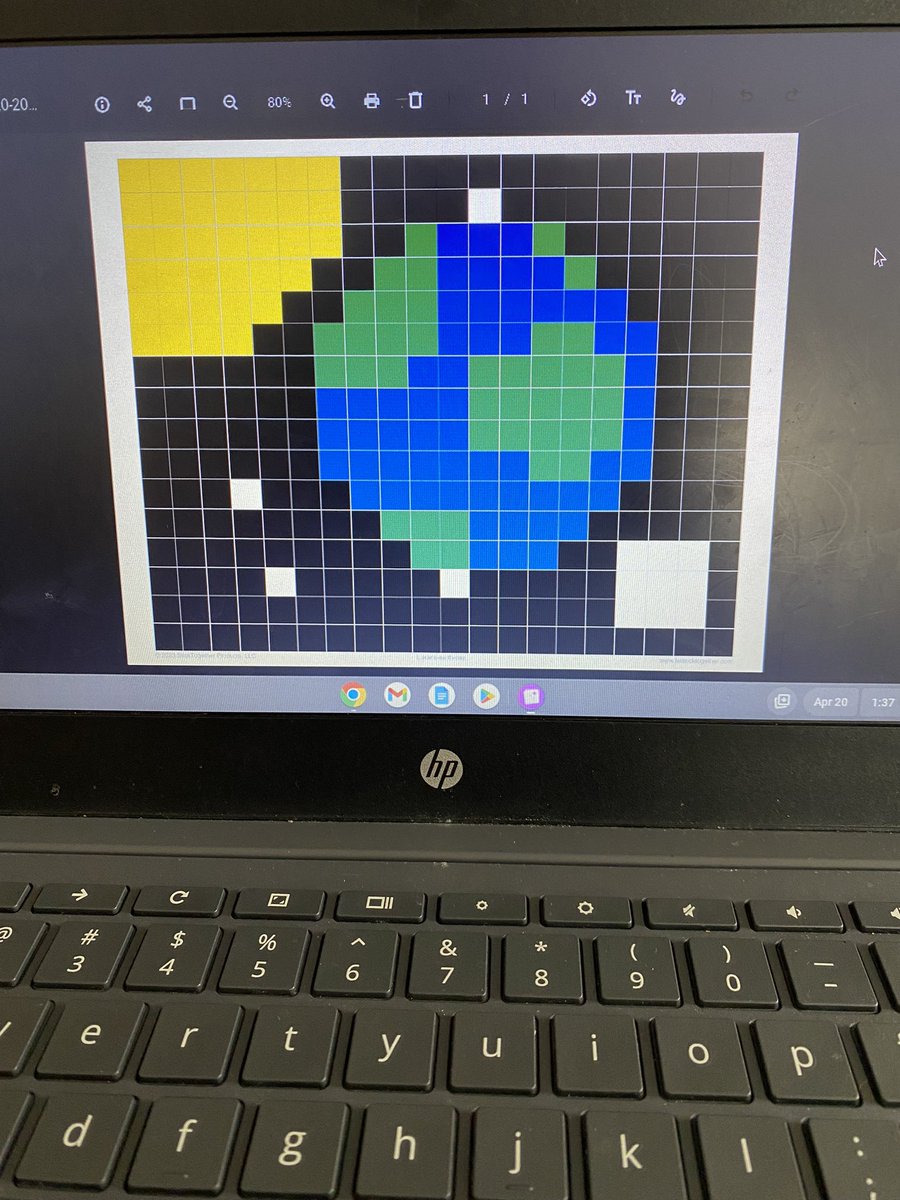 hdubrick10's tweet photo. @TheCobblestoneC Mrs. Hobson’s Grade 5 Earth Day Pixel Art! https://t.co/V6Tm317IOl