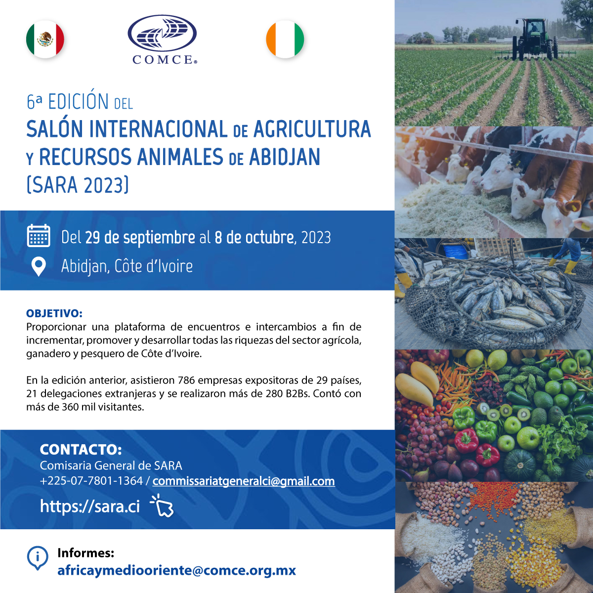 ComceOficial's tweet photo. 🇲🇽🇨🇮 Esta es una de las ferias más importantes de Côte d’Ivoire. Consulta los detalles de la edición 2023 en el siguiente folleto: https://t.co/1VtCYdW5uX
#SomosCOMCE #africa #cdi #ferias https://t.co/3dKdsuqek0