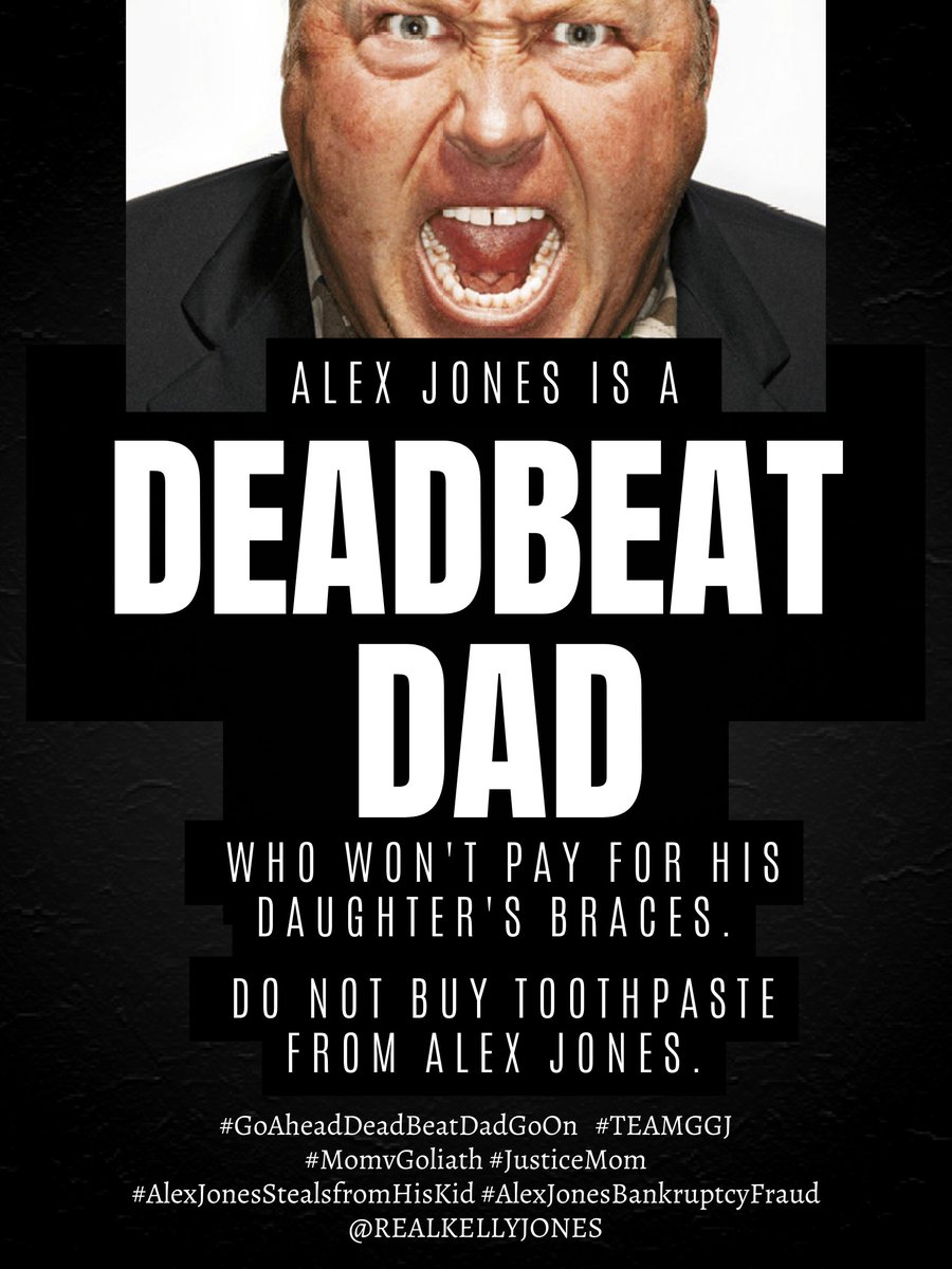 RealKellyJones's tweet photo. Did someone say, "legally?" Alex Jones doesn't legally own the property he alleges he owns as he filed in his bankruptcy disclosures.
Legally, lying in Bankruptcy disclosures = Bankruptcy Fraud. Legally, theft = Fraud. Legally, not paying child support = crime. #JusticeMom https://t.co/F6RqDMVyKa
