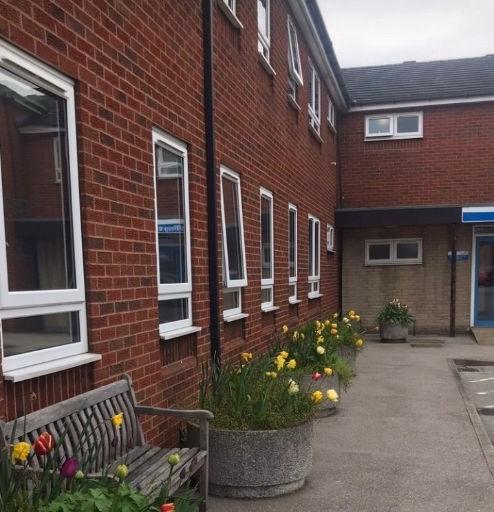 Wellbeing &amp; sustainability comes in all shapes- great pic from colleague Lucy showing the results of our volunteer 'perk up the planter' session last year at our <a href="/NHSSYICB/">NHS South Yorkshire</a> office in Barnsley. Literally #GreenerNHS