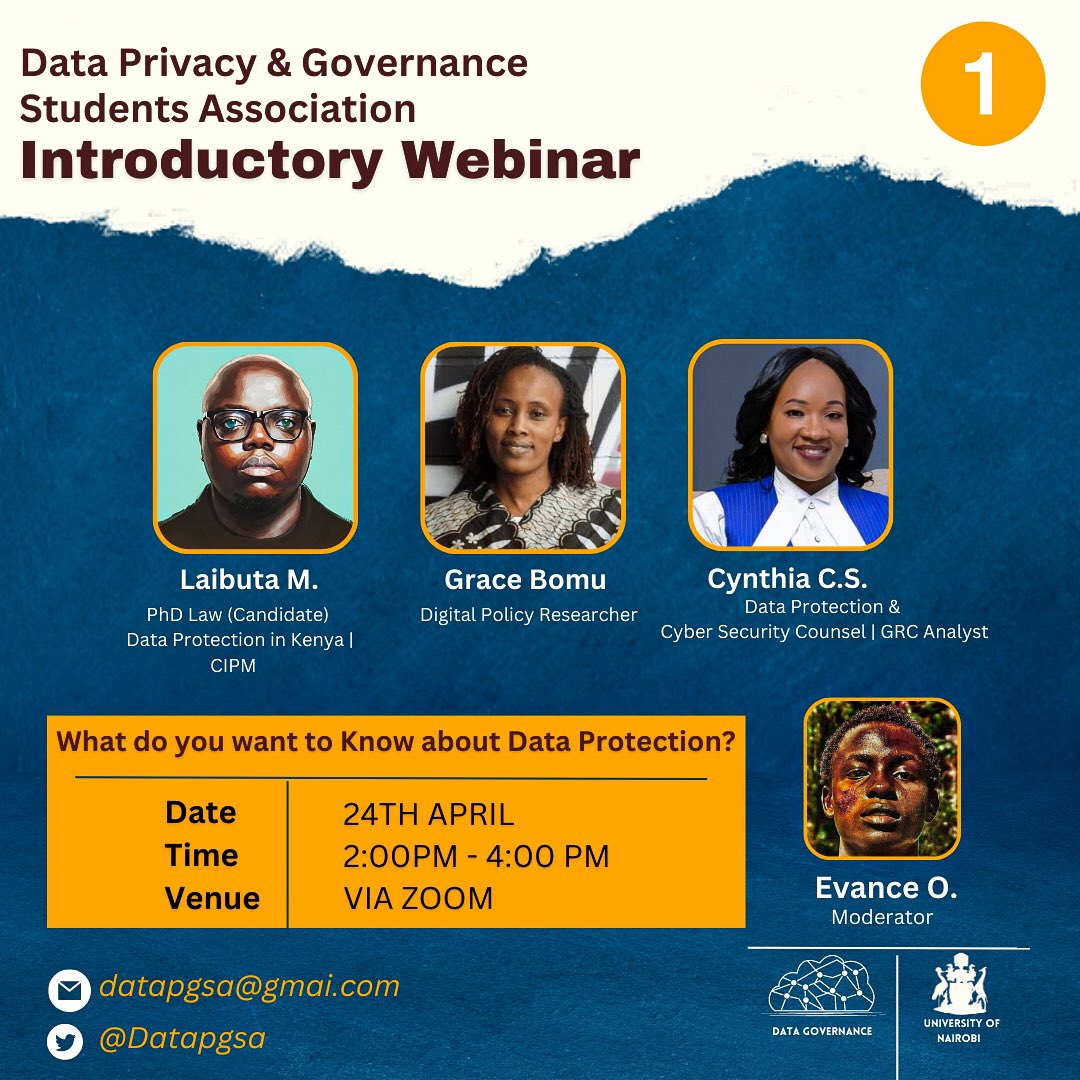 DATA PRIVACY AND GOVERNANCE STUDENTS ASSOCIATION tweet media