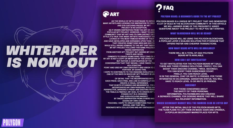 Anthonys1100's tweet photo. Roadmap 😍 @BearsPolygon 

More info in the whitepaper : https://t.co/3WLqfWfw7g

#polygonbears #NFTGiveaways #nftcollectors #PolygonCommunity https://t.co/MMyMed5JFw